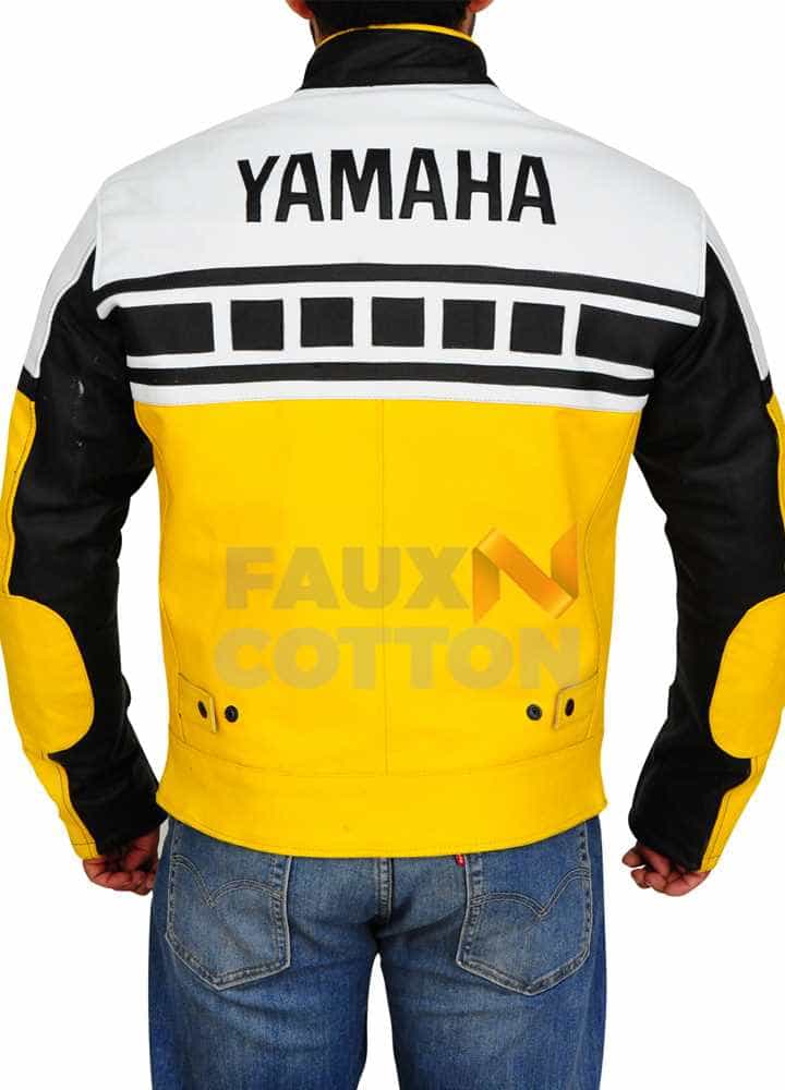 Yamaha Yellow Leather Jacket